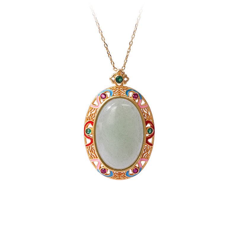 Vintage-Inspired Amulet Necklace